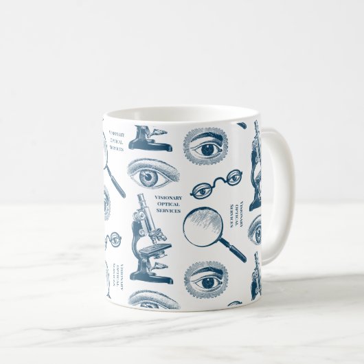 Augenarzt Ophthalmologe Optiker oder Wissenschaftl Kaffeetasse (VorderseiteRechts)