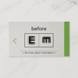 Augenarzt Ophthalmologie Ophthalmologe Optometrie Visitenkarte