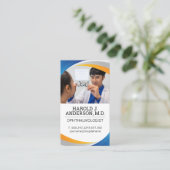 Augenarzt | Optometrie Visitenkarte (Stehend Vorderseite)
