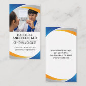 Augenarzt | Optometrie Visitenkarte (Vorne/Hinten)
