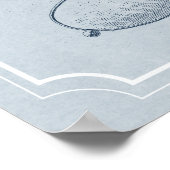 Augenarzt, Optometriker oder Optikerbüro Poster (Ecke)