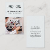 Augenarzt | Phoropter Visitenkarte (Vorne/Hinten)