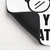 Augenarzt Sie Patient Funny Optometrist Mousepad (Ecke)