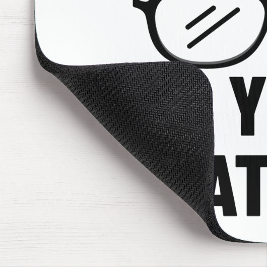 Augenarzt Sie Patient Funny Optometrist Mousepad (Ecke)