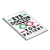 Augenarzt Sie Patient Notizblock (Rechte Seite)