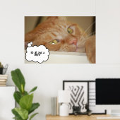 Augenarzt-Spaß/alles ist verschwommen Poster (Heimbüro)