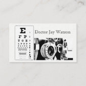Augenarzt Visitenkarte (Vorderseite)