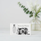 Augenarzt Visitenkarte (Stehend Vorderseite)