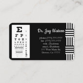 Augenarzt Visitenkarte (Rückseite)