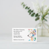 Augenarzt Visitenkarte (Stehend Vorderseite)