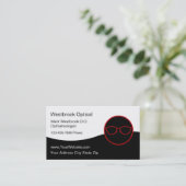 Augenarzt Visitenkarte (Stehend Vorderseite)