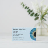 Augenarztbüro Visitenkarte (Stehend Vorderseite)