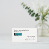 Augenarzternennung  visitenkarte (Stehend Vorderseite)