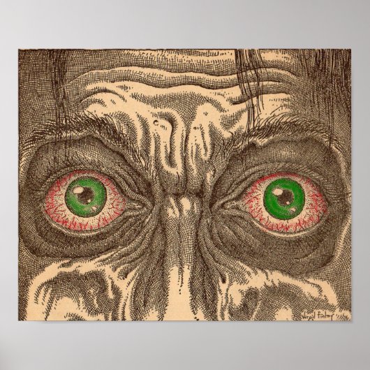 Augenausdruck Poster (Vorne)