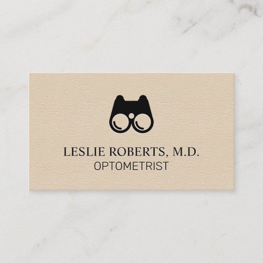 Augenausrüstung | Optometriker Visitenkarte (Vorderseite)