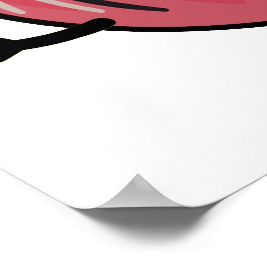 Augenbinde Funny Zwiebelpun Poster (Ecke)