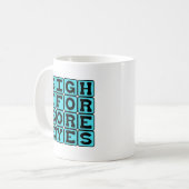 Augenblick, Augenblick der Ruhe Kaffeetasse (Vorderseite Links)
