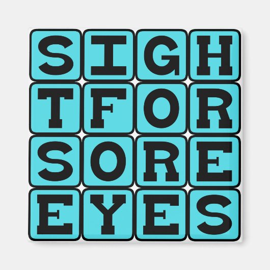 Augenblick, Augenblick der Ruhe Magnet (Vorne)