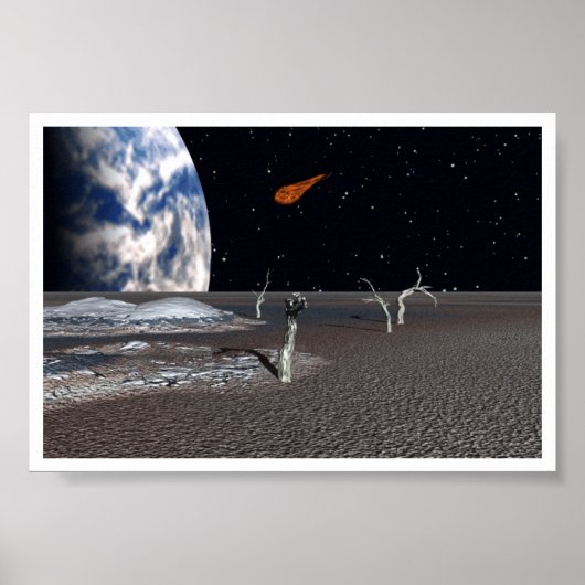 Augenblick der Auswirkungen klein Poster (Vorne)