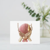 Augenblick der Harnblase Postkarte (Stehend Vorderseite)