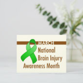 Augenblick der Hirnverletzung Postkarte (Stehend Vorderseite)