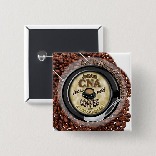 AUGENBLICK KANN ZUGELASSENER PFLEGENassistent Button (Vorne & Hinten)