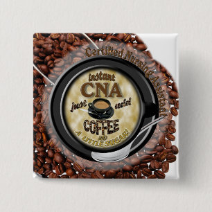 AUGENBLICK KANN ZUGELASSENER PFLEGENassistent Button