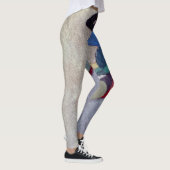 Augenblick, Kunstmalerei Leggings (Rechts)