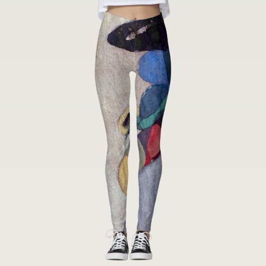Augenblick, Kunstmalerei Leggings (Vorderseite)