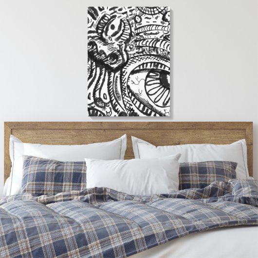 Augenblick Leinwanddruck (Insitu (Schlafzimmer))