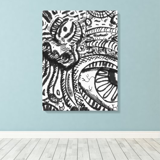 Augenblick Leinwanddruck (Insitu (Holzboden))