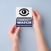 Augenblick, Warnung der Nachbarschaft Flyer (Gruppe)