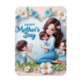 "Augenblicke in Augenhöhe: Foto Westie Magnet (Vertikal)