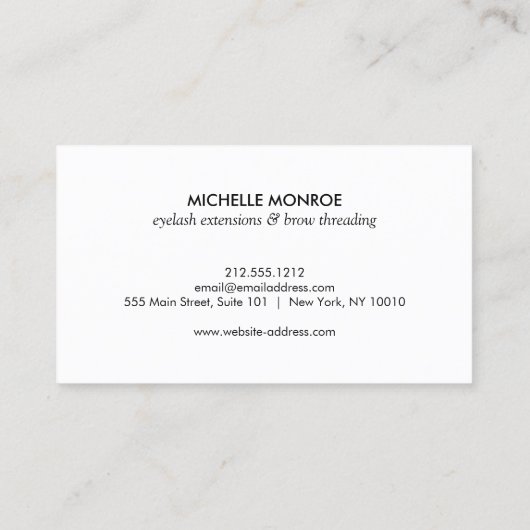 Augenblicke mit Leopard Print Termin Card (Rückseite)