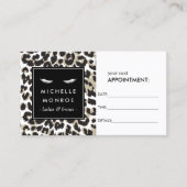 Augenblicke mit Leopard Print Termin Card (Vorderseite)