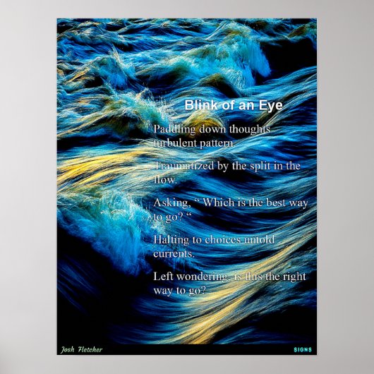 Augenblinzel Poster (Vorne)