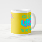Augenblutung Jumbo-Tasse (Vorderseite Rechts)