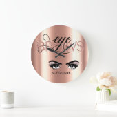 Augenbraue Microblading, welches das Einwachsen Große Wanduhr (Zuhause)