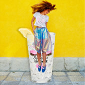 Augenbrauen auf Fleek Custom Funny Kiss Lips Lash Glas