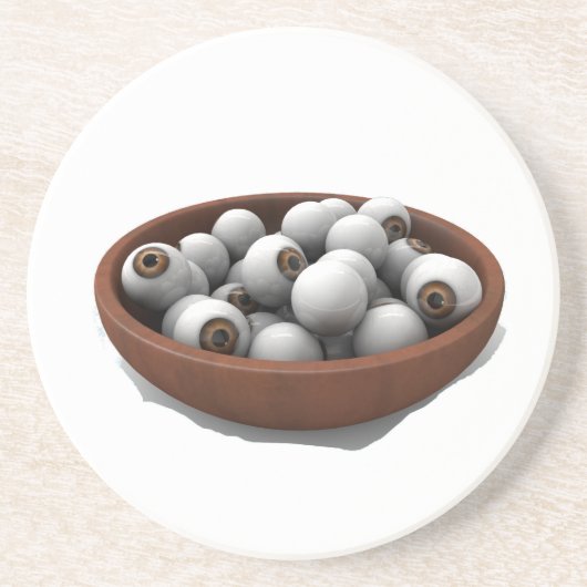 Augenbrauen Getränkeuntersetzer (Vorne)