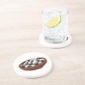 Augenbrauen Getränkeuntersetzer (Seite)