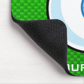 Augenbrauen, grün mousepad (Ecke)