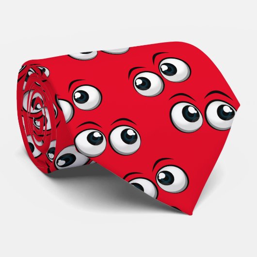 Augenbrauen in Rot Krawatte (Gerollt)