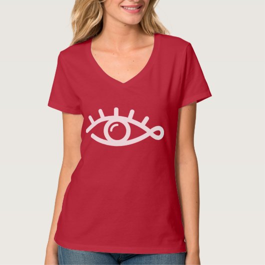 Augenbrauen minimal T-Shirt (Vorderseite)
