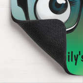 Augenbrauen mit Brille Mousepad (Ecke)