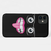 Augenbrauen mit Brille und Mund Case-Mate iPhone Hülle (Rückseite (Horizontal))