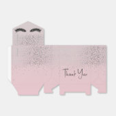 Augenbrauen mit Silberner Glitzer Geschenkschachtel (Ungefaltet)