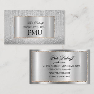 Augenbrauen-Nachbehandlung PMU Microblading Henna Visitenkarte