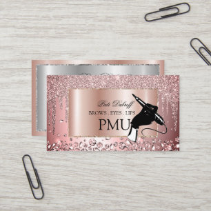 Augenbrauen-Nachbehandlung PMU Microblading Henna Visitenkarte