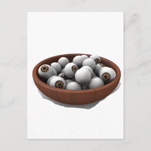 Augenbrauen Postkarte (Vorderseite)